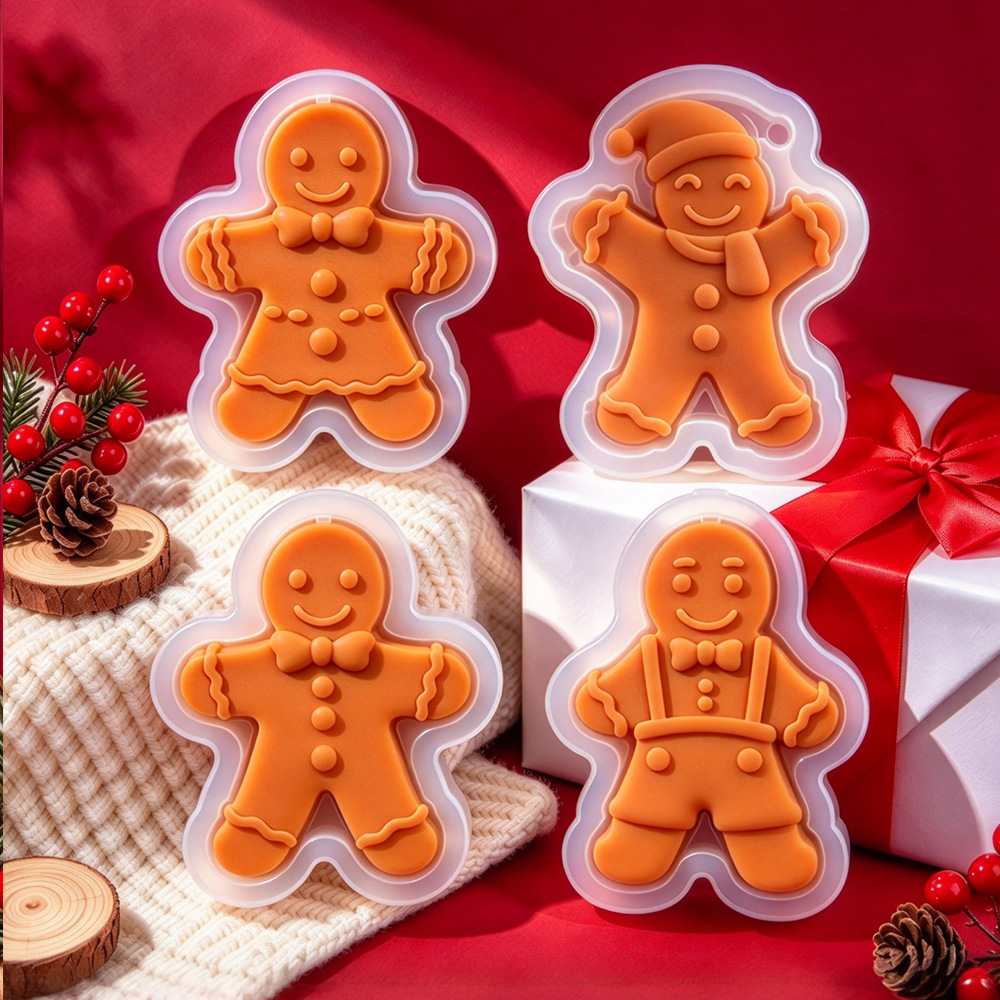 Christmas Gingerbread Man Sili - огляд і ціна Soap Making Ins