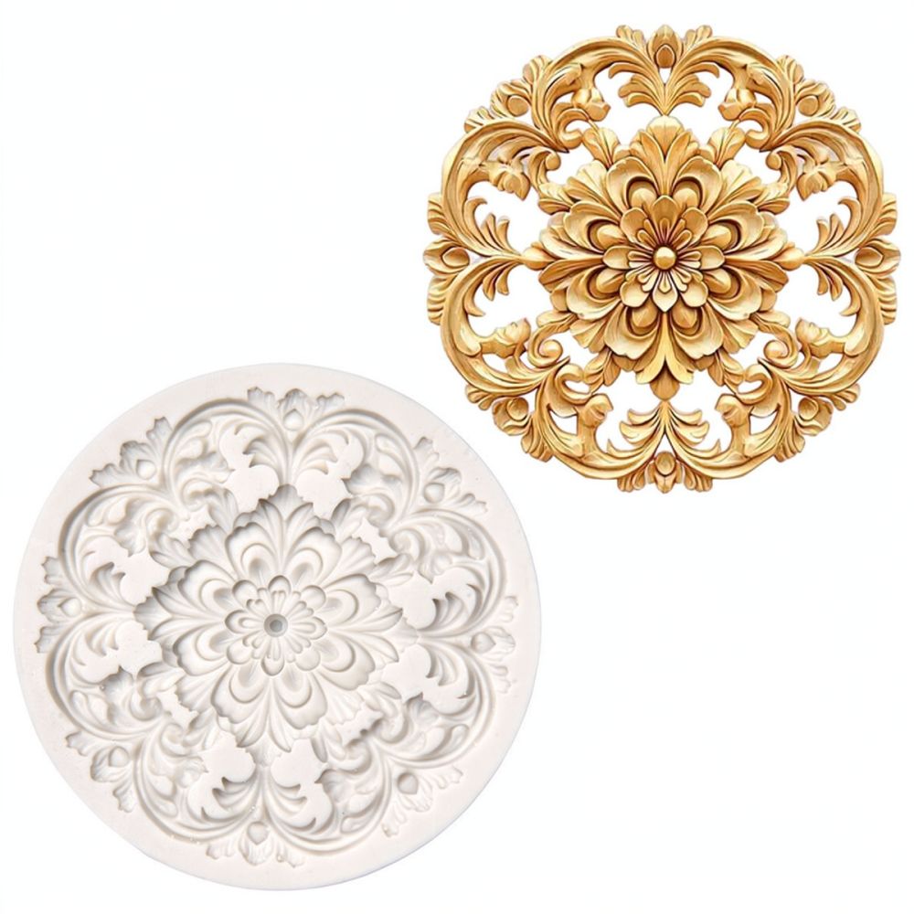 Round Silicone Flower Mould Fl - огляд і ціна Soap Making Ins