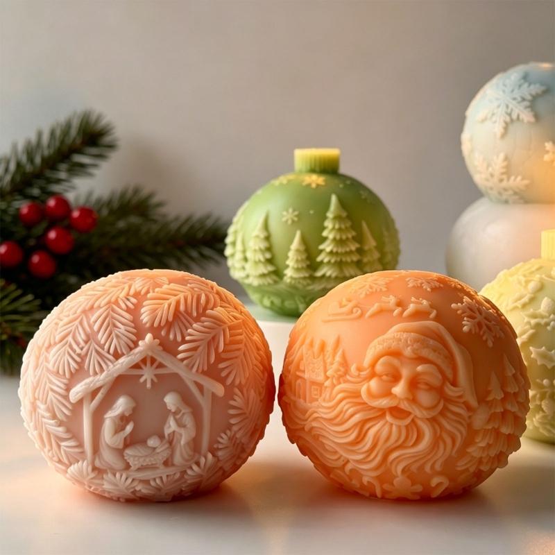 Christmas Crystal Ball Silicon - огляд і ціна Soap Making Instructions