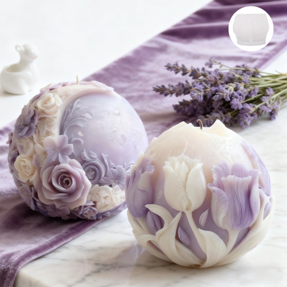 Moon Rose Tulip Ball Candle Si - огляд і ціна Soap Making Instructions
