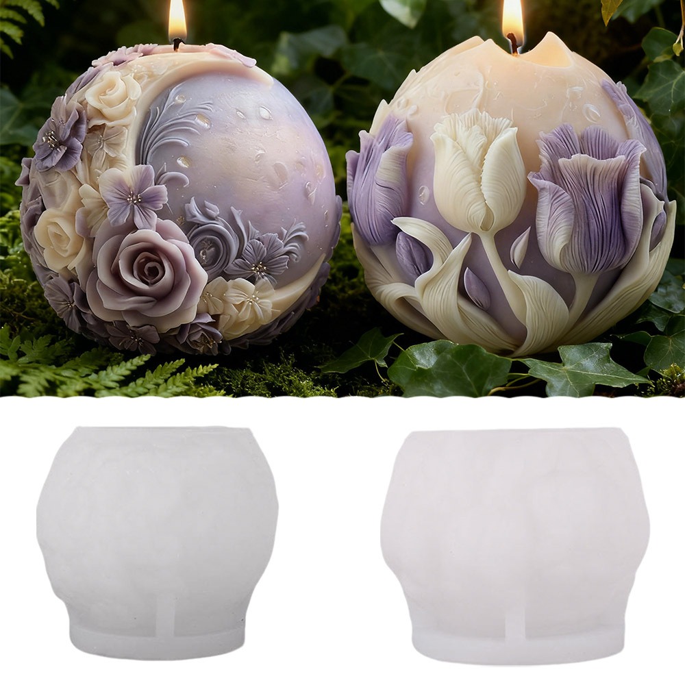 Moon Rose Tulip Ball Candle Si - огляд і ціна Soap Making Instructions