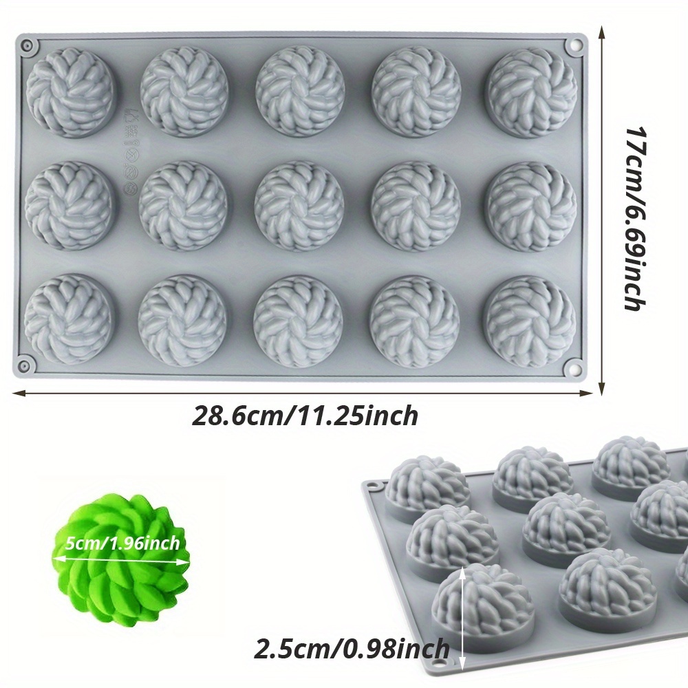 1Pc Cake Mold Santa Ana Floral - огляд і ціна Soap Making Diy Kit