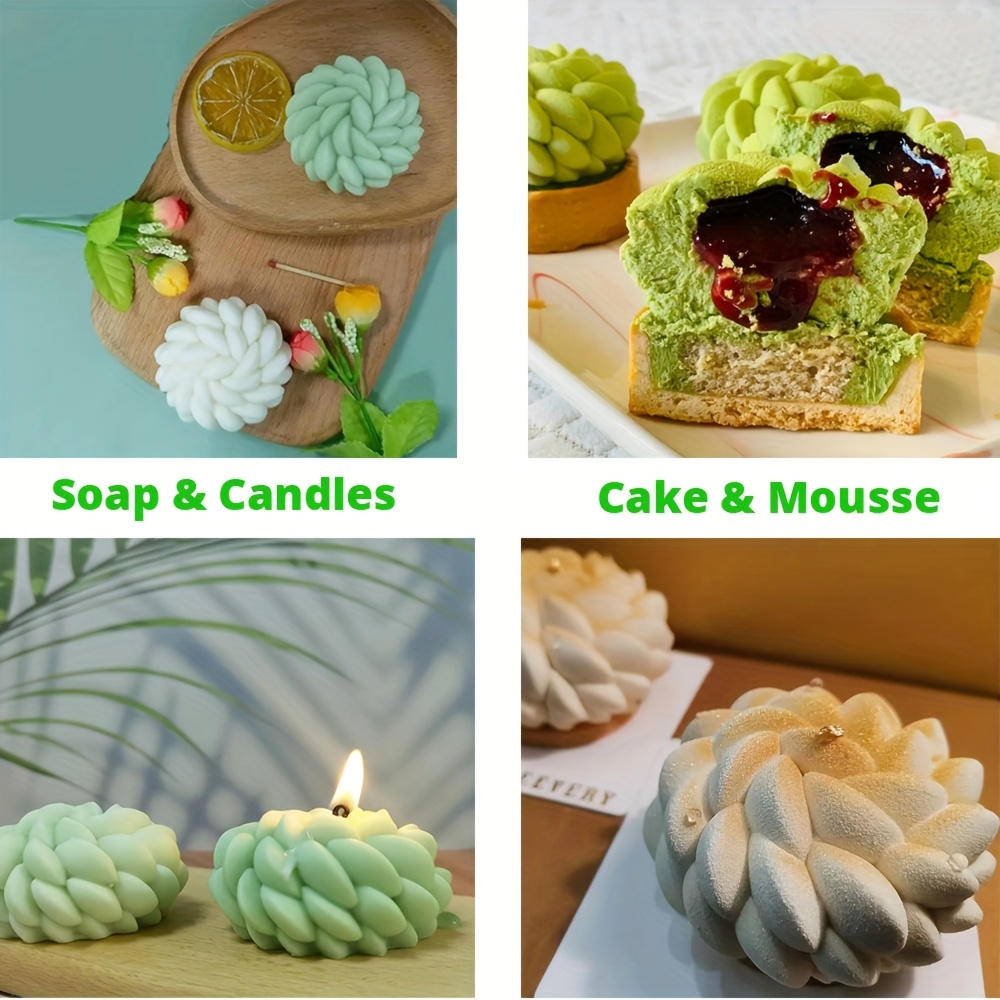 1Pc Cake Mold Santa Ana Floral - огляд і ціна Soap Making Diy Kit