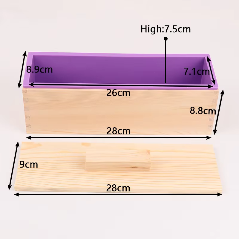 1200ml Rectangle Silicone Soap - огляд і ціна Soap Making Kit For Beginners